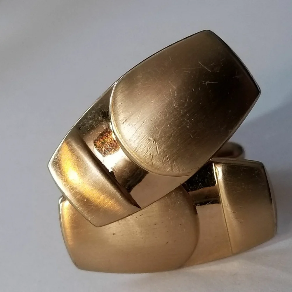 Vintage Hickok cuff links gold tone